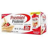 Premier Protein Strawberries & Cream Shake 2-18PKS (36 – 11oz. Shakes)