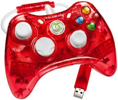 Rock Candy Controller - Red (Microsoft Licensed) (Xbox 360)