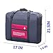 Duffel Bag, Waterproof Nylon Foldaway Luggage For Travel,Campimg,Sports,Red