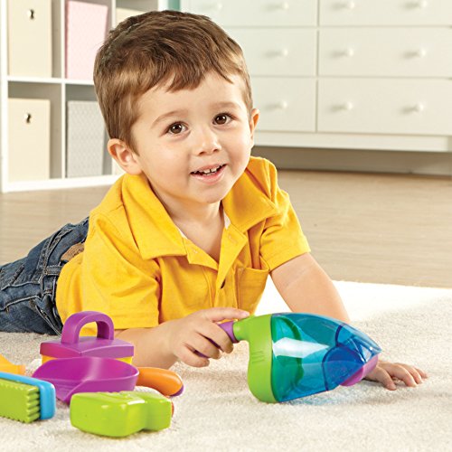 Learning Resources New Sprouts Clean It! Toddler Playset, Pretend and Learn, 6 Pieces, Ages 2 +