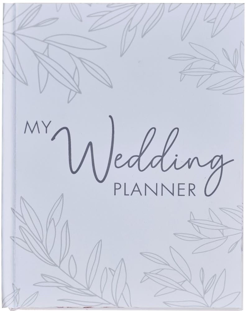 Ginger Ray Eco-Friendly White Wedding Planner Notebook - 52 Pages