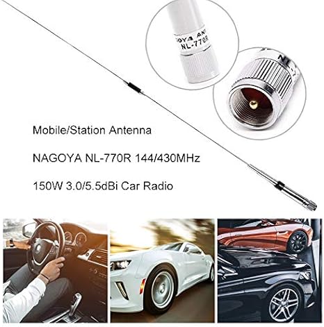 Antenas 430mhz 150w 3 0 5 5dbi Car Radio Cloverclover Antena Movil De Estacion Nagoya Nl 770r 144 Electronica Halobeton Si