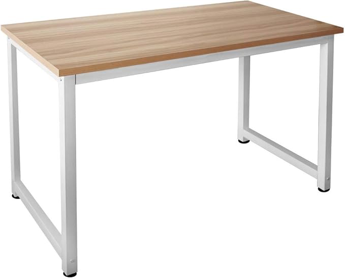 Kingpower Scrivania Computer PC Tavolo Ufficio 160 x 80 cm Noce Bianco Amazon.it Casa e cucina