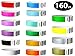 Wristbands 7.5 Mil– Goldistock “Ultimate 16” 160 Ct. Variety Pack- ¾” Arm Bands- Green, Blue, Red, Yellow, Orange, Pink, Purple, Gold & More- Paper-Like Party Armbands- Wrist Bands for Great Events