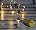 AnSaw Spark I Cork Shaped Wine Bottle Light Pro, Battery Powered, 20-LED,Waterproof Starry String Lights, Flexible Copper Wire, 3-Pack, Warm White