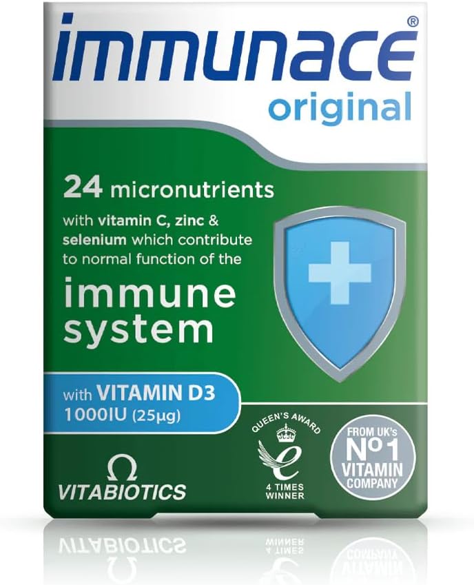Immunace Vitabiotics Original Tablets 30 Capsules Brand UK