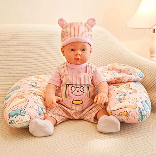 Breastfeeding Pillow and Positioner, Baby Feeding Nursing Pillow Multi-Function Baby Learning Sitting Waist Pillow