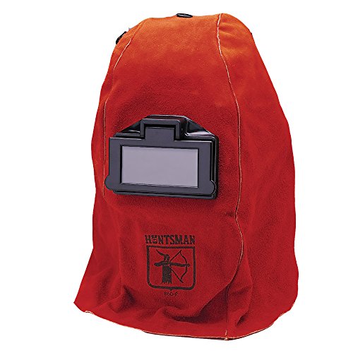 Jackson Safety 860P Leather Welding Helmet (14531), 2 x 4.25 Lift Front, Specialty Helmet, Red-Brown Leather, 4 Units/Case