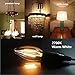 CTKcom 4-Pack 6W Candelabra LED Bulbs,E14 Dimmable COB LED Filament Candle Light Bulb,2700K Warm White 600LM,60W Incandescent Equivalent,Antique Light Bulb Energy-Saving Lamp for Light Fixtures