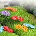 DatingDay 15 Pcs Tiny Miniature Flower Moss Bonsai DIY Crafts Fairy Garden Landscape Decor (Random Color) primary