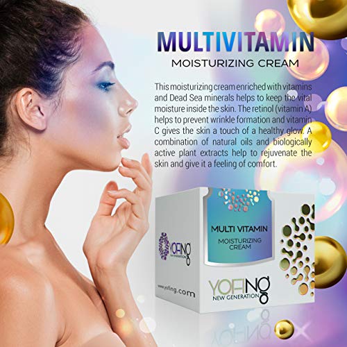 Moisturizing Day Cream Enriched with pure Dead Sea Minerals, Retinol, Hyaluronic Acid, Vitamins