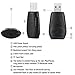 USB Bluetooth 4.1 Receiver Wireless 3.5mm Audio Adapter Handsfree Car Kit/Built-in Mic/MP3 Player/tf card reader for Home/Automotive Audio Stereo Systemthumb 1