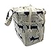 Insulated Lunch Bag Reusable Sling Shoulder Lunch Tote Travel Picnic Drawstring Bento Cooler Bag, Front Pocket and 2 Side Pockets (Blue Cats)