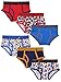 'Beverly Hills Polo Club 6 Pack Boys\' Underwear Briefs, Sports and Solids, Small / 4-6'