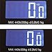Weighmax 440LB Digital Tempered Glass Fitness Bathroom Scale with Step-On Tech