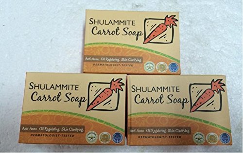 Shulammite Carrot Soap 150g PACK OF 3