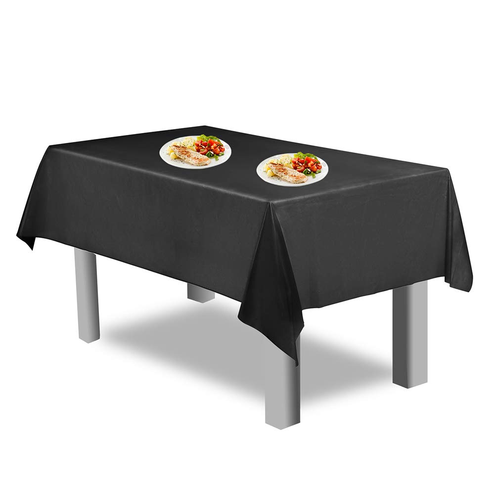 Party Plastic Table Covers Tablecloth - 2 Packs Plastic Table Cover 54\