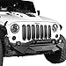 Hooke Road Jeep JK Front Bumper w/Winch Plate w/2 x 18W Fog Lights for 2007-2018 Jeep JK & Wrangler Unlimited - Blade Master