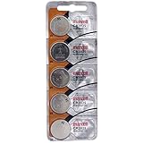 Maxell Cr2025 - Pack de 5 pilas (3 V, Litio, 170 mAh), color gris