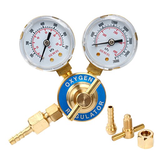 Buy Yaetek Oxygen Regulator CGA540 Heavy Duty Welding Gas Welder Oxygen