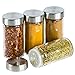 Rotating Spice Rack with 16 Spice Jars - Durable and Stylish Revolving Seasoning Storage and Organizer with Sturdy Bottles and Stable Base Stand, Perfect for your Kitchen Countertop and Dining Table