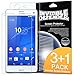 Ringke Screen Protector Compatible with Xperia Z3 Compact - Invisible Defender Xperia Z3 Compact MAX HD Clearness Perfect Touch Precision High Definition (HD) Clear Film (4-Pack)