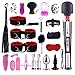 Wytinug 21pcs Rêšt-ŕáîntš Party Toys Kit 4 Vinrators Háńd Cûffs Chōkêŕ Mǿǔth Plùgš B-on-dd-Age Set