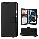 Cover Case for Google Pixel 2 XL (2017), Leather Wallet Case with Card Slots, Magnetic Closure Stand Flip Cover for Google Pixel 6.0