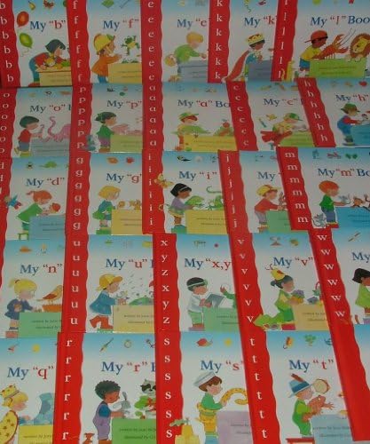 A-to-Z: MY FIRST STEPS TO READING: complete 25 books SET[Red Spines]