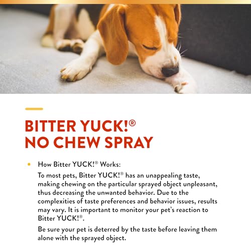 NaturVet Bitter Yuck! No Chew Spray for Dogs, Cats, and Horses Pet