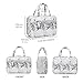 Mealivos Large Versatile Travel Cosmetic Bag - Perfect Hanging Travel Toiletry Organizer (Marble)