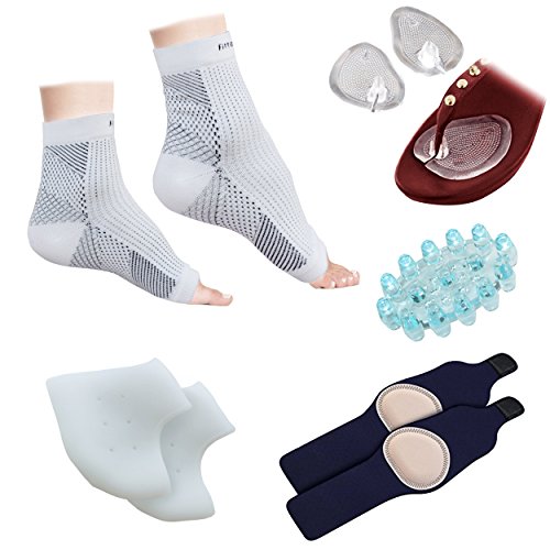 Plantar fasciitis foot/ankle compression socks sleeve (1 pair), s…