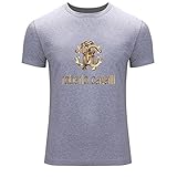 Roberto Cavalli Logo For 2016 Mens Printed Short Sleeve tops t shirts