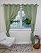 MagnaClips Curtain Tiebacks, Leno Silver