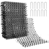 Pomeat 15 PCS Cat Scat Mat with Spikes 16 x 12'' Cat Deterrent Outdoor Scat Mats for Cats and Dogs Cat Spikes for Garden Fenc