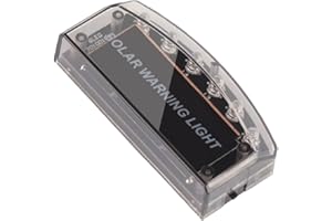 GRADENEVE Solar Led Warning Light for Car Fake Lamp Car Safety Lamp Flashing Light for Emergency