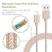 Everdigi Lightning Cable 3Pack 6FT Nylon Braided iPhone Charging Cable Compatible with iPhone 7/7 Plus/6/6s/6s Plus/6 Plus/5s/5c/5/SE, iPad Pro, Air 2, iPad/iPod（Gold）