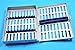 German Steel Dental Autoclave Sterilization Cassette Rack Box Tray for 10 Instruments