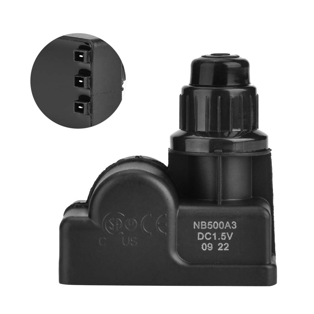 Rockyin Spark Generator Push Button Igniter AA Battery BBQ Gas Grill Ignitor 3 Outlets Battery Excluded
