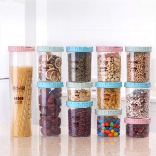 2018 Plastic Food Cereal Grain Bean Rice Storage Box Container Cases 300 1800ml - Storage Bottles Jars - Thumbnail 4