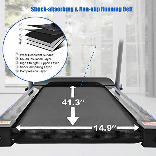 FYC Foldable Treadmills for Home Electric Treadmill Running Machine for