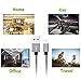 Czznn Lightning Cable,2 Pack 10ft Extra Long Nylon Braided High Speed Charging Cable Cord for iPhone charger 7/7Plus (Grey)