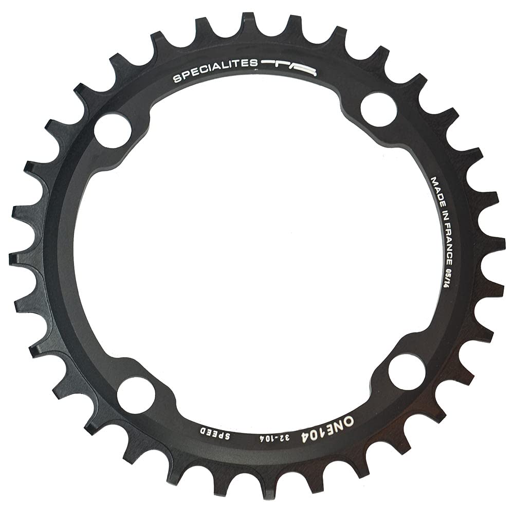 Spécialités TA 104pcd One MTB Narrow/Wide Chainring, Black, 38t