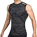 DRSKIN Undershirts Running Shirt Tank Tops Men's Cool Dry Compression Baselayer Sleeveless