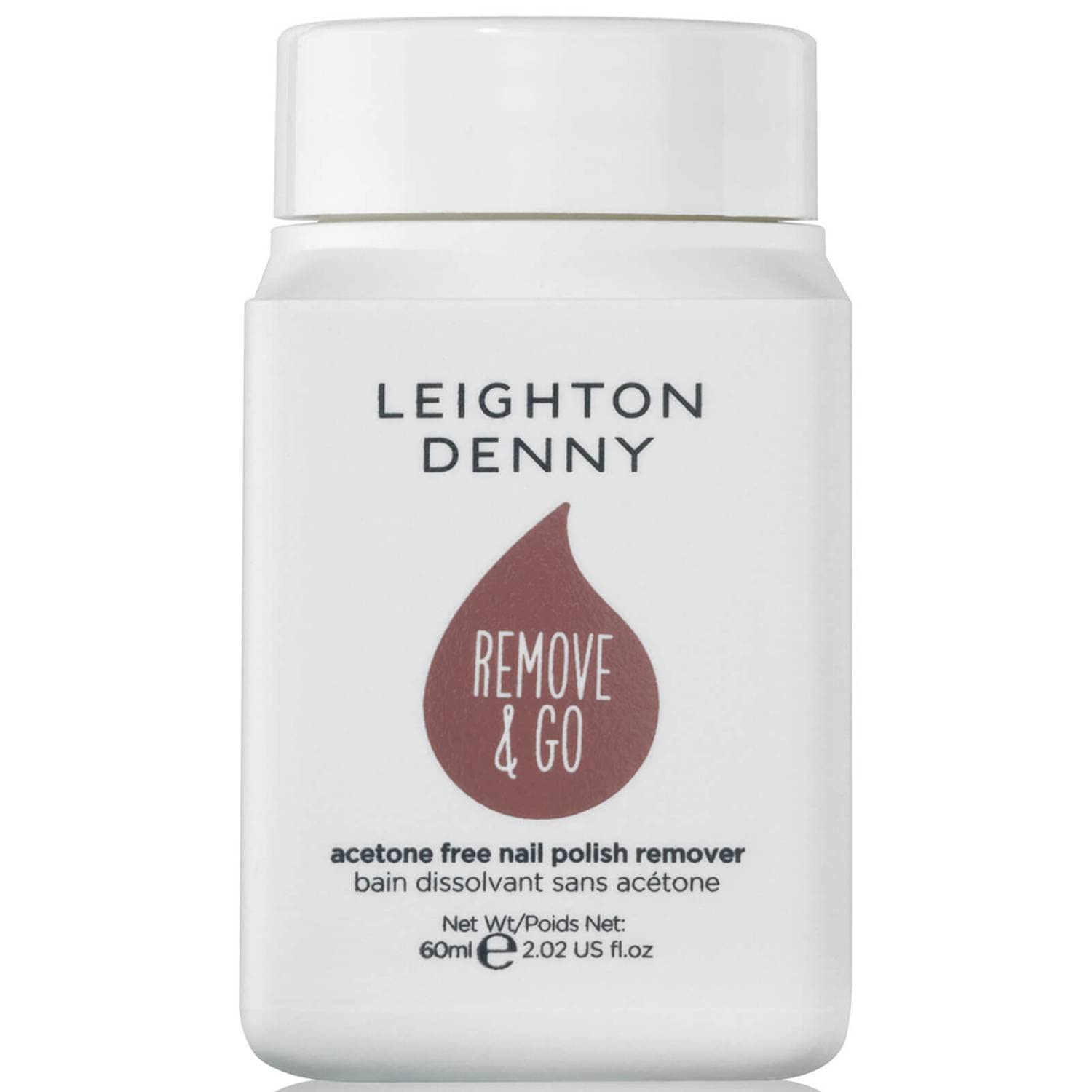 LEIGHTON DENNY Remove and Go Polish Remover, 60 ml