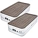 Etekcity Twin Size Air Mattress with Built-in Pump, Double Height Blow Up Bed Inflatable Mattress Raised Air Bed with Wave-Beam Structure for Kids, Guest, Camping. Storage Bag, 2 Pack
