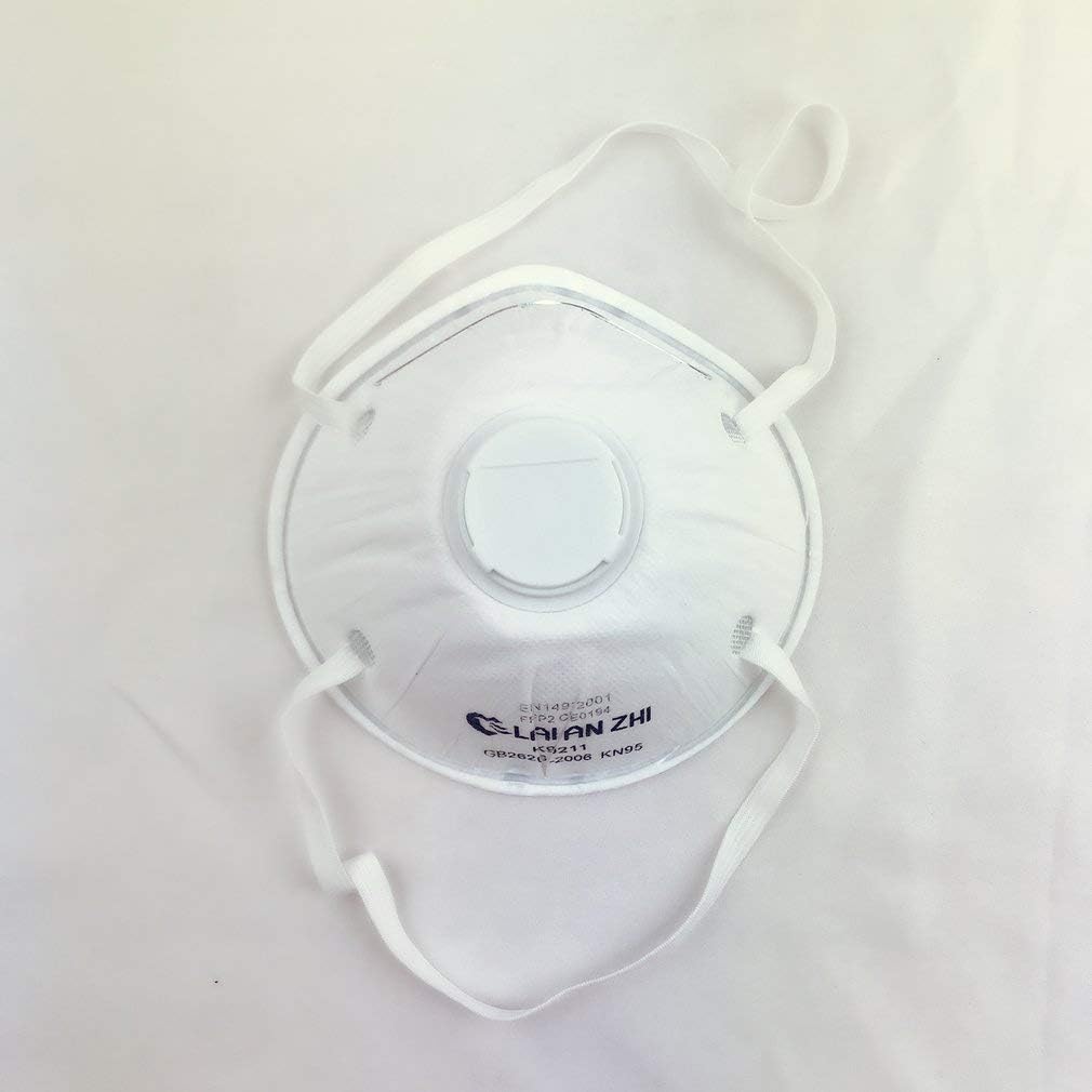 Coldcedar FFP2 Protective mask High Efficiency Filtration 3D Fitting Design Efficient Smooth Respirator Fresh 20 pcs