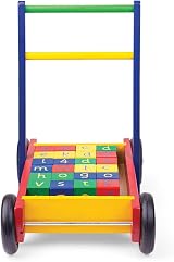 Tidlo Baby Walker with ABC Blocks Wooden Activity Toy view 4