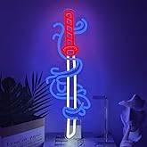 Japanese Sword Neon Sign, Anime Samurai Sword Neon Signs for Wall Decor, Game Room Decor for Boys,Gamer Neon Light up Sign for Gaming Lights Decor,Best Birthday Gift for Teenage Boys and Girls