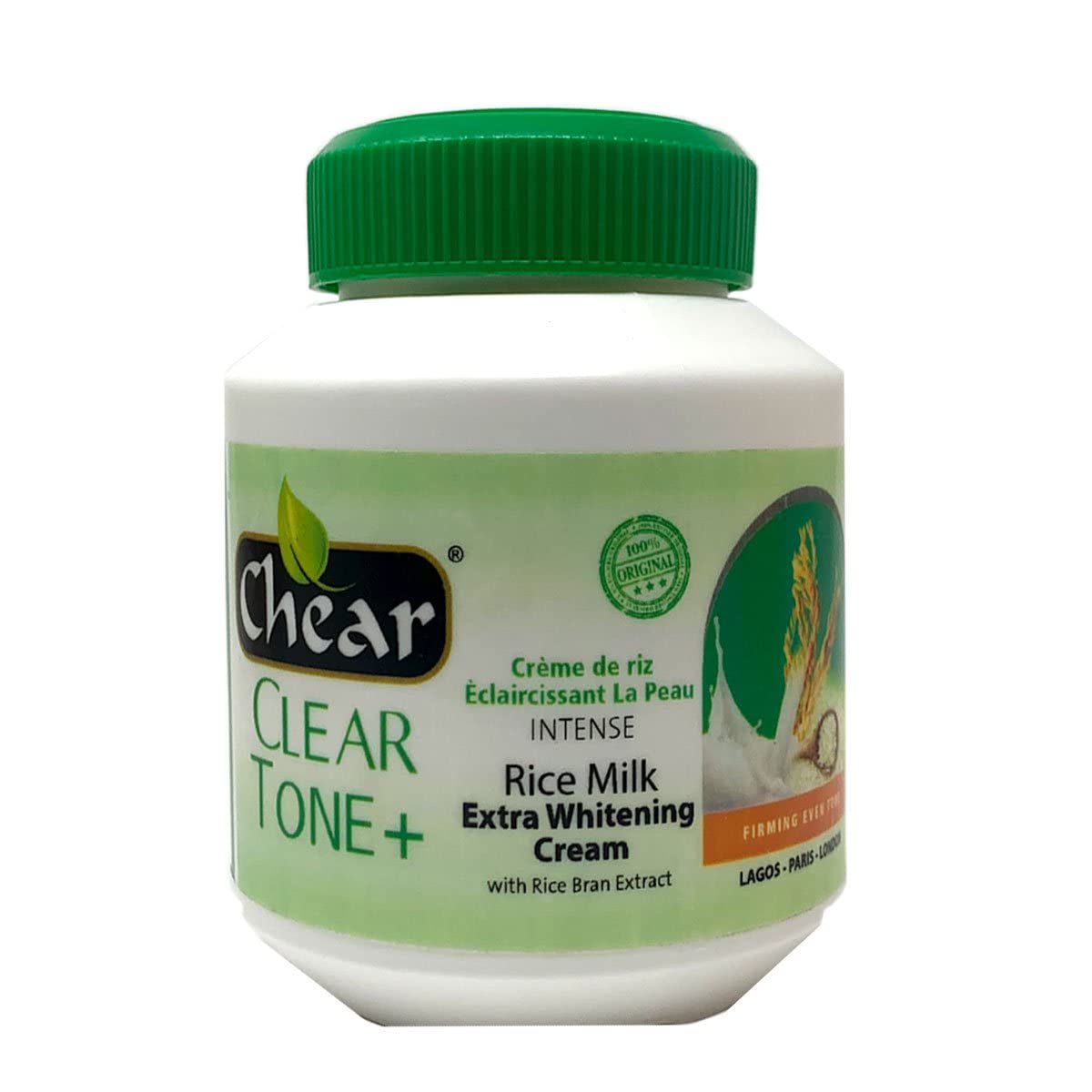 Chear Clear Tone Rice Milk Brightening Cream 500ml – Kojic Acid Dark Spot Corrector – Moisturising Face & Body Cream for Even Skin Tone & Glow